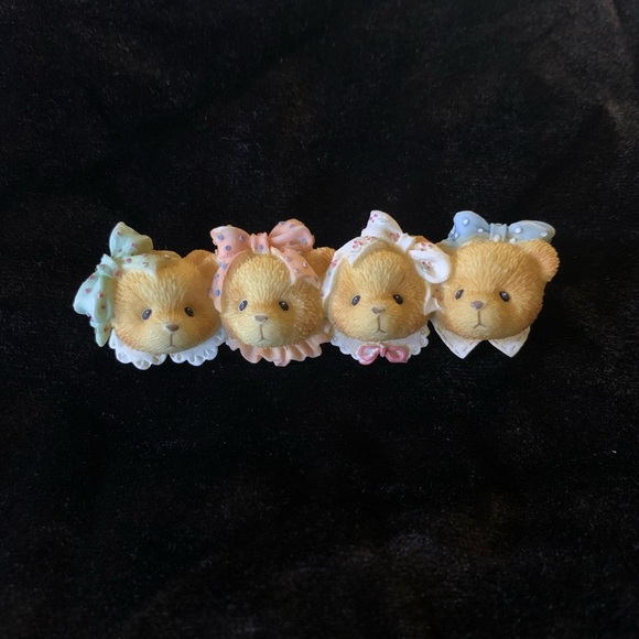 Cherished Teddies Jewelry - Cherished Teddies Pastel Brooch Set